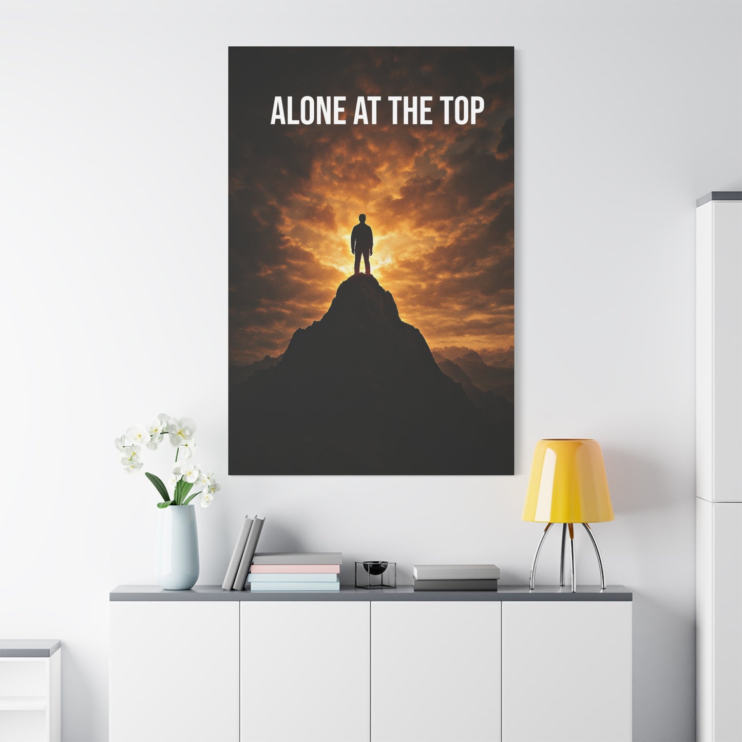 Alone At The Top Canvas