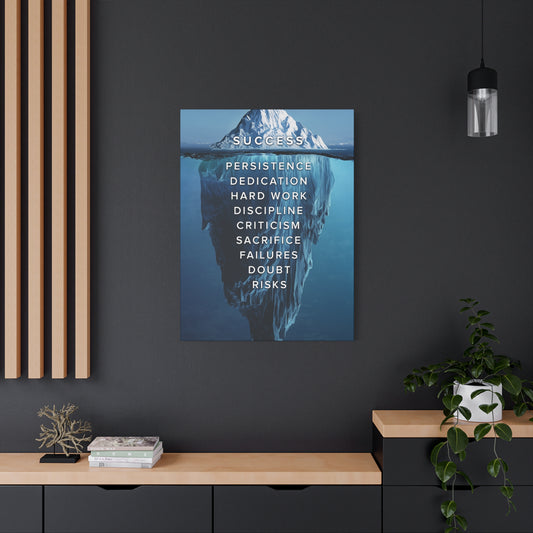 Success Is Beneath The Surface Canvas