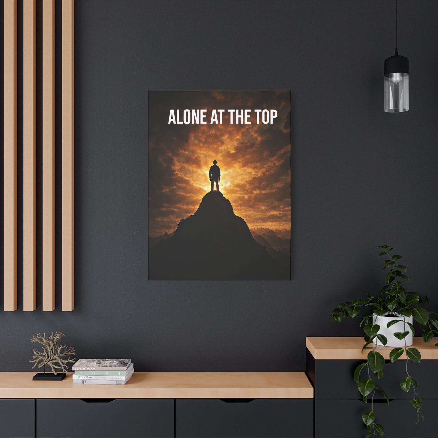 Alone At The Top Canvas