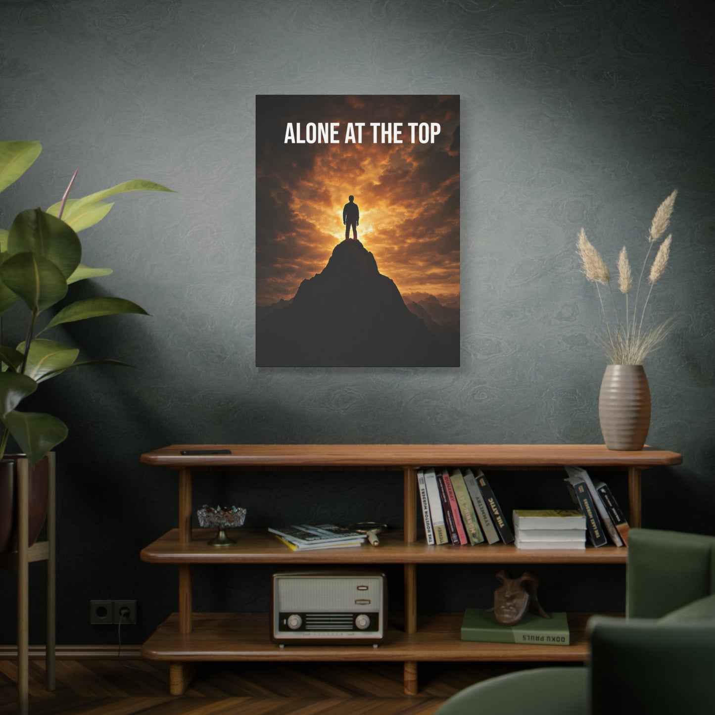 Alone At The Top Canvas