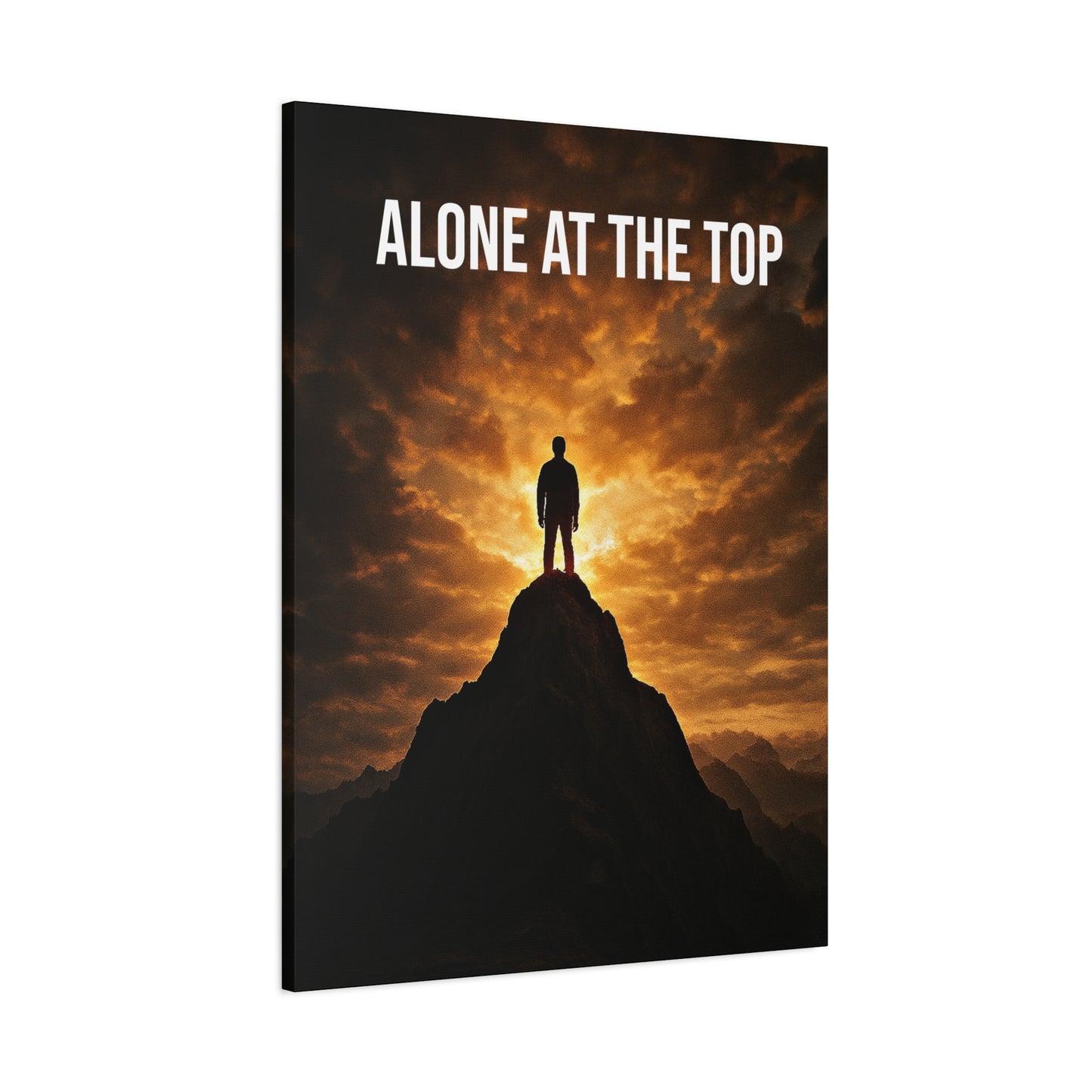 Alone At The Top Canvas