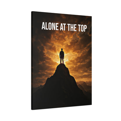 Alone At The Top Canvas