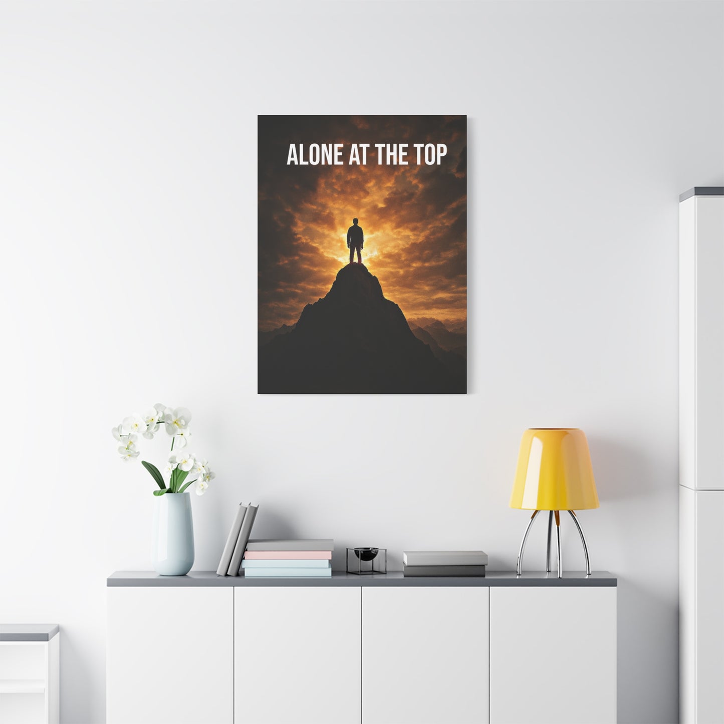 Alone At The Top Canvas