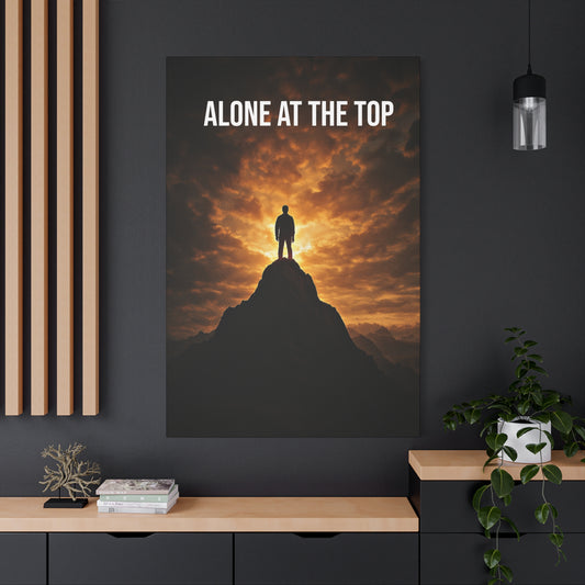 Alone At The Top Canvas